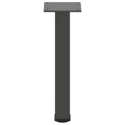 Nogi do stolika kawowego, 4 szt., antracyt, 42-44 cm, stal