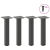 Nogi do stolika kawowego, 4 szt., antracyt, 42-44 cm, stal