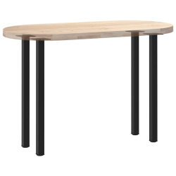 Nogi do stolika kawowego, 4 szt., czarne, 72-74 cm, stal