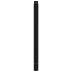 Nogi do stolika kawowego, czarne, 2 szt., 60x(110-111) cm, stal
