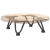 Nogi do stołu Hairpin, 4 szt., antracyt, 10 cm, lita stal