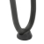 Nogi do stołu Hairpin, 4 szt., antracyt, 10 cm, lita stal