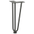 Nogi do stołu Hairpin, 4 szt., antracyt, 30 cm, lita stal