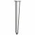 Nogi do stołu Hairpin, 4 szt., antracyt, 72 cm, lita stal
