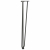 Nogi do stołu Hairpin, 4 szt., antracyt, 72 cm, lita stal
