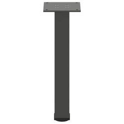Nogi do stolika kawowego, 4 szt., antracyt, 30-32 cm, stal