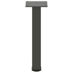 Nogi do stolika kawowego, 4 szt., antracyt, 30-32 cm, stal