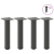 Nogi do stolika kawowego, 4 szt., antracyt, 30-32 cm, stal