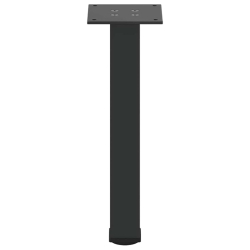 Nogi do stolika kawowego, 4 szt., czarne, 42-44 cm, stal
