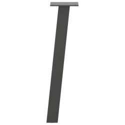 Nogi do stolika kawowego, 4 szt., antracyt, 42 cm, stal