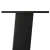 Nogi do stolika kawowego, 4 szt., czarne, 30 cm, stal