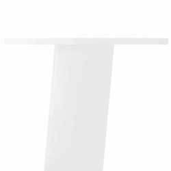 Nogi do stolika kawowego, 4 szt., biale, 42 cm, stal