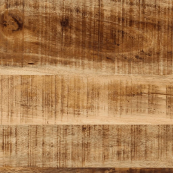 Stolik konsolowy, 112x36x76 cm, lite drewno mango i żelazo