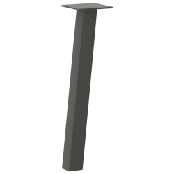 Nogi do stolika kawowego, 4 szt., antracyt, 30 cm, stal