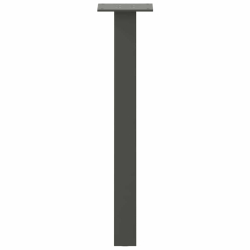 Nogi do stolika kawowego, 4 szt., antracyt, 30 cm, stal