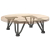 Nogi do stołu Hairpin, 4 szt., antracyt, 10 cm, lita stal