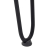 Nogi do stołu Hairpin, 4 szt., czarne, 72 cm, lita stal
