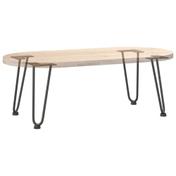Nogi do stołu Hairpin, 4 szt., antracyt, 30 cm, lita stal