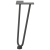 Nogi do stołu Hairpin, 4 szt., antracyt, 30 cm, lita stal