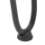 Nogi do stołu Hairpin, 4 szt., antracyt, 30 cm, lita stal