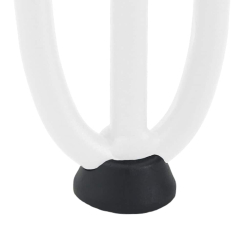Nogi do stołu Hairpin, 4 szt., biale, 72 cm, lita stal
