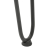 Nogi do stołu Hairpin, 4 szt., antracyt, 72 cm, lita stal