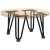 Nogi do stołu Hairpin, 4 szt., czarne, 20 cm, lita stal