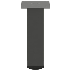 Nogi do stolika kawowego, 4 szt., antracyt, 42-44 cm, stal