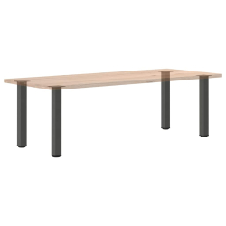 Nogi do stolika kawowego, 4 szt., antracyt, 72-74 cm, stal