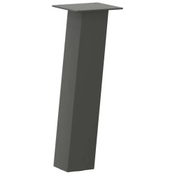 Nogi do stolika kawowego, 4 szt., antracyt, 42 cm, stal