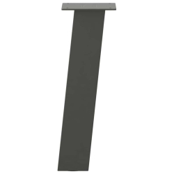 Nogi do stolika kawowego, 4 szt., antracyt, 42 cm, stal