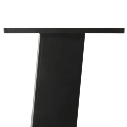 Nogi do stolika kawowego, 4 szt., czarne, 42 cm, stal