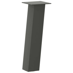 Nogi do stolika kawowego, 4 szt., antracyt, 30 cm, stal