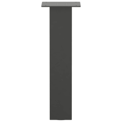 Nogi do stolika kawowego, 4 szt., antracyt, 30 cm, stal