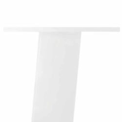 Nogi do stolika kawowego, 4 szt., biale, 72 cm, stal