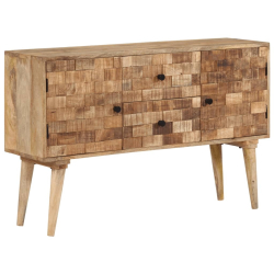 Szafka, 110x30x70 cm, lite drewno mango