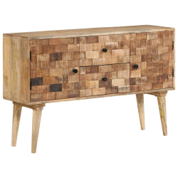 Szafka, 110x30x70 cm, lite drewno mango