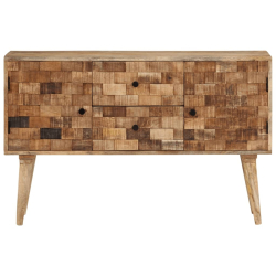 Szafka, 110x30x70 cm, lite drewno mango