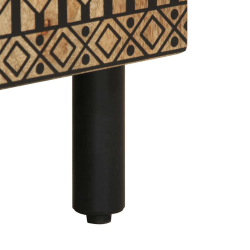 2-cz. zestaw mebli łazienkowych, lite drewno mango