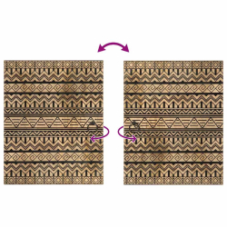 5-cz. zestaw mebli łazienkowych, lite drewno mango