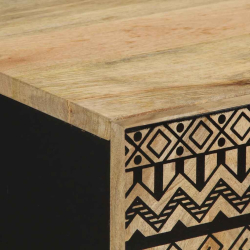 5-cz. zestaw mebli łazienkowych, lite drewno mango