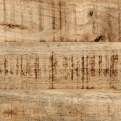 Stolik kawowy, 90x50x36 cm, surowe lite drewno mango