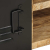 Stolik kawowy, 90x50x36 cm, surowe lite drewno mango