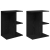 Stoliki nocne, 2 szt., czarne, 46,5x29x61 cm
