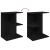 Stoliki nocne, 2 szt., czarne, 46,5x29x61 cm