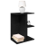 Stoliki nocne, 2 szt., czarne, 46,5x29x61 cm