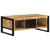Stolik kawowy, 90x50x36 cm, surowe lite drewno mango