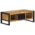 Stolik kawowy, 90x50x36 cm, surowe lite drewno mango