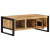 Stolik kawowy, 90x50x36 cm, surowe lite drewno mango