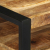 Stolik kawowy, 90x50x36 cm, surowe lite drewno mango